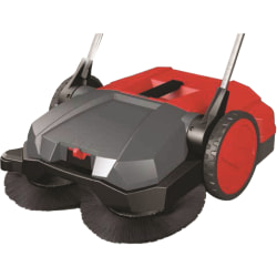 Bissell BG-355 Triple Brush Push Sweeper, 23" x 22", Red