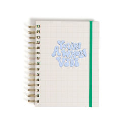 U Brands® Spiral Journal With 3 Tab Dividers, 6" x 8", Wellness Design, Total Qty 1