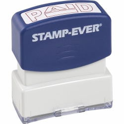 Trodat Pre-inked PAID Message Stamp - Message Stamp - 
