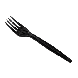 Mind Reader Foundation Collection Fork Refill for CUTDISPBK-BLK Cutlery Storage, 3/4"H x 7/8"W x 6-1/4"L,100pcs, Black