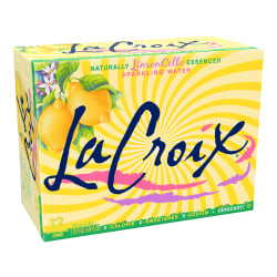 LaCroix Sparkling Water, Limoncello, 12 Oz., Case Of 12 Cans