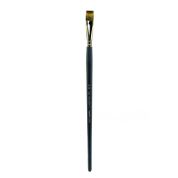 Royal & Langnickel Sabletek Long-Handle Paint Brush L95510, Size 20, Bright Bristle, Sable Hair, Blue
