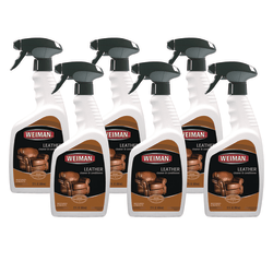 WEIMAN® Leather Cleaner and Conditioner, Floral Scent, 22 oz Trigger Spray Bottle, 6/CT