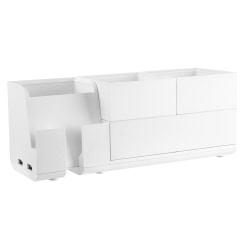 Bostitch® Office Konnect Stackable 4-Piece Desk Organization Kit, White