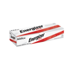 Energizer® Max AAA Alkaline Batteries, Pack Of 24 Batteries, E92BP-24