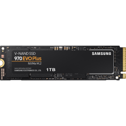 Samsung 970 EVO Plus 1 TB Solid State Drive - M.2 2280 Internal - PCI Express NVMe (PCI Express NVMe 3.0 x4) - 600 TB TBW - 3500 MB/s Maximum Read Transfer Rate - 256-bit Encryption Standard - 5 Year Warranty - Retail
