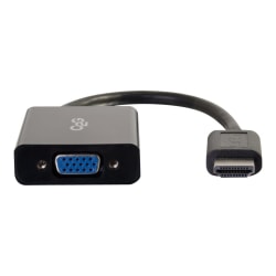 C2G HDMI to VGA Adapter - HDMI to VGA Converter - M/F - Video converter - HDMI - VGA - black