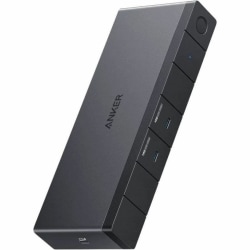 ANKER 568 USB-C Docking Station (11-in-1, USB4) - for Notebook/Tablet/Smartphone/Monitor - 180 W - USB Type C - 3 Displays Supported - 8K, 4K - 7680 x 4320, 3840 x 2160 - 6 x USB Ports - 2 x USB 2.0 - 4 x USB Type-A Ports - USB Type-A