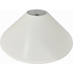 Lampshades Inc. Linen Round Lamp Shades, 6" x 14" x 12", White, Set Of 12 Shades