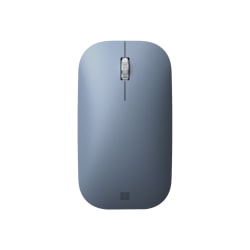 Microsoft Surface Mobile Mouse - BlueTrack - Wireless - Bluetooth - 2.40 GHz - Ice Blue - 1800 dpi - Scroll Wheel - 4 Button(s) - Symmetrical
