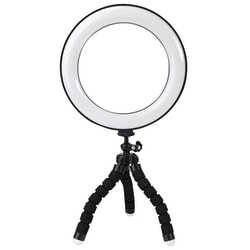 GNBI 6" Video Conference Ring Light Kit, 13", 5W, Black