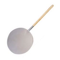 American Metalcraft Round Aluminum Pizza Peel, 13 1/2", Silver