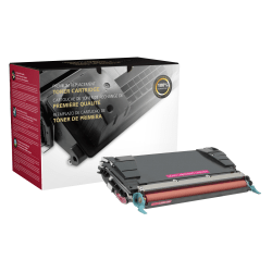Clover Imaging Group Remanufactured Magenta Toner Cartridge Replacement For Lexmark™ C734, ODC734M
