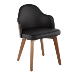 LumiSource Ahoy Chair, Walnut/Black