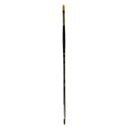 Princeton Series 6300 Dakota Paint Brush, Size 2, Filbert Bristle, Synthetic, Blue