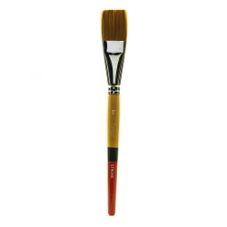 Princeton Snap Paint Brush, Series 9650, 1", Stroke, Golden Taklon, Synthetic, Multicolor