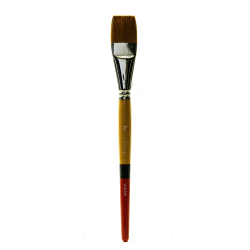 Princeton Snap Paint Brush, Series 9650, 1", Wash Bristle, Golden Taklon, Synthetic, Multicolor