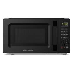 Farberware 700W Compact Countertop Microwave Oven, 0.7 Cu. Ft., Black, Total Qty 1