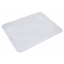 Artistic™ Eco-Clear™ Desk Pad With Antimicrobial Protection,  19" H x 24" W, Frosted Clear