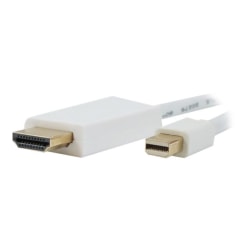 Comprehensive Mini DisplayPort Male To HDMI Male Cable, 3'