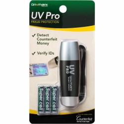Dri-Mark UV Pro Fraud Protector, 4"H x 1"W x 1"D, Gray/Silver