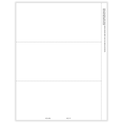 ComplyRight® 1099-NEC Blank Tax Forms, Recipient Copy B/C, C Backer Information, 3-Up, Laser, 8-1/2" x 11", Pack Of 25 Forms