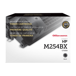 Office Depot® Remanufactured Black Toner Cartridge Replacement For HP M254BX