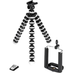 GPX 7" Micro Flexible Tripod - 2.36" to 6.10" Height - 2.20 lb Load Capacity