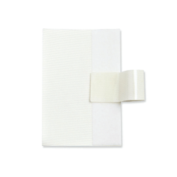 Medline Adhesive Catheter Tubing Holders, 1/8"H x 5"W x 5-3/4"D, White, Pack Of 50 Holders