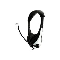 Ergoguys - Headset - on-ear - wired - 3.5 mm jack - black, white