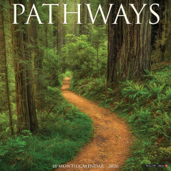 2026 Willow Creek Press Scenic Monthly Wall Calendar, 12" x 12", Pathways, January To December, 52334