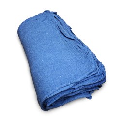 Pro-Clean Basics Industrial-Grade Shop Towels, 10" x 12", Blue, Pack Of 100 Towels