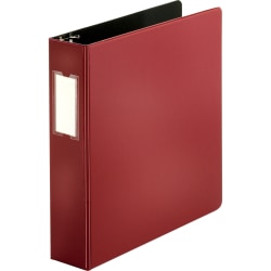 Business Source Slanted D-ring Binders - 2" Binder Capacity - 3x D-Ring Fastener(s) - 2 Internal Pocket(s) - 33110