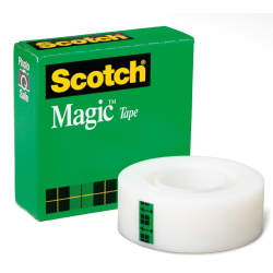 Scotch® Tape Refill, 1" x 1296", Matte Clear, Pack of 1 rolls