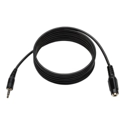 Tripp Lite Mini Stereo Audio 4 Position Headset Extension Cable, 6'