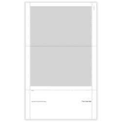 ComplyRight® 1095-B and/or 1095-C Blank Pressure-Seal Tax Forms With Printed Backer Instructions, Laser, 11" x 14", Pack of 500 Forms