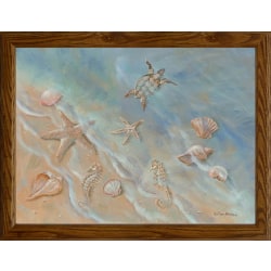 Timeless Frames® Coastal Wall Art, Horizontal, 12" x 16", Seashore Star II