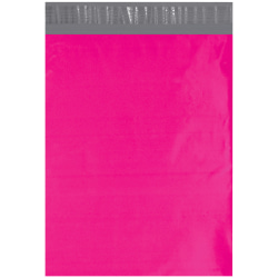 Partners Brand 12" x 15-1/2" Poly Mailers, Pink, Case Of 100 Mailers