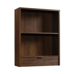 Sauder® Englewood 26"H Hutch For Library Base, Spiced Mahogany