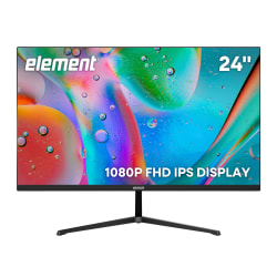 Element 24" 1080P FHD IPS Display Computer Monitor, Total Qty 1