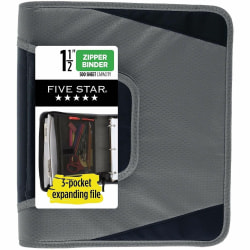 Mead Zipper Binder, Multicolor