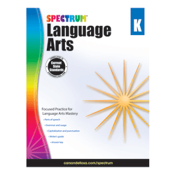 Carson-Dellosa Spectrum Language Arts Workbook, Kindergarten