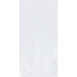 Partners Brand 1 Mil Flat Poly Bags, 8" x 10", Clear, Case Of 1000