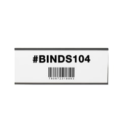 Partners Brand Magnetic "C" Channel Cardholders 3" x 6", Case of 25