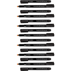 Nadex Coins Counterfeit Pen, 15 Pack - Iodine-based Solution - Black - 15 / Pack