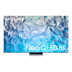 Samsung QN75QN900BF - 75" Diagonal Class (74.5" viewable) - QN900B Series LED-backlit LCD TV - Neo QLED - Smart TV - Tizen OS - 8K 7680 x 4320 - HDR - Quantum Dot, Quantum Mini LED - stainless steel