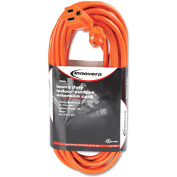 Innovera Power Extension Cord - 120 V AC / 13 A - Orange - 25 ft Cord Length - 1