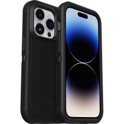 OtterBox iPhone 14 Pro Defender Series XT Case with MagSafe - For Apple iPhone 14 Pro Smartphone - Black - Scrape Resistant, Bump Resistant, Dirt Resistant, Drop Resistant - Polycarbonate, Plastic, Synthetic Rubber - Rugged - 1 Pack