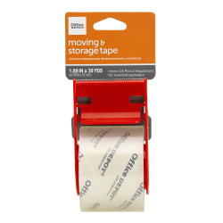 Office Depot® Brand Moving & Shipping Tape With Dispenser, 1.89" x 30 Yd., Clear