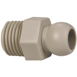 Snap-Loc Cedarberg Coolant Hose Pipe Thread Connectors, 1/4", White, Set Of 4 Connectors